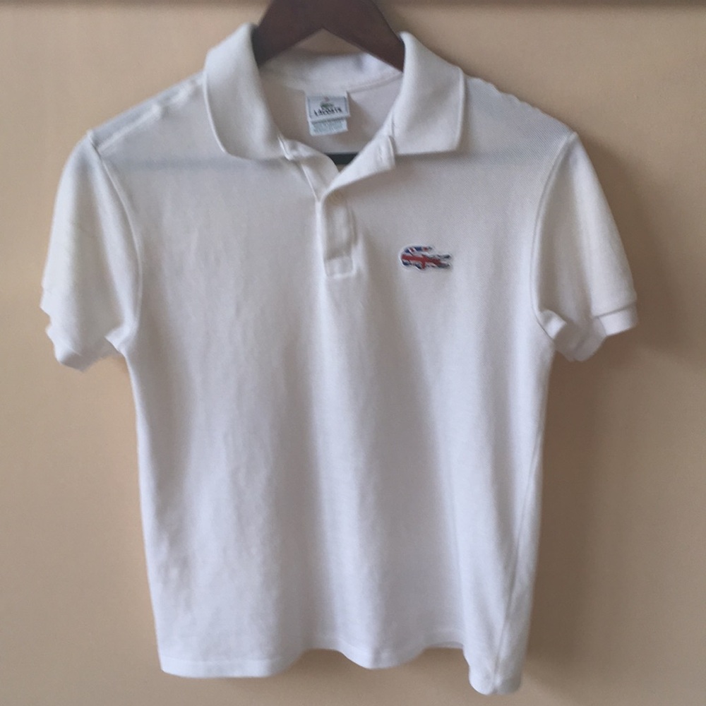 Lacoste Kids White Polo Shirt